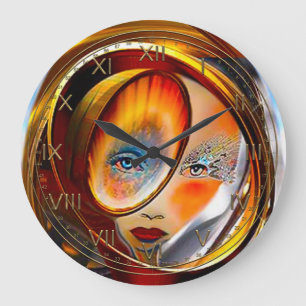 Grande Horloge Ronde Madame Solar