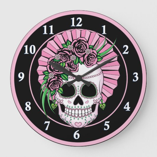 Grande Horloge Ronde Madame Sugar Skull (Recto)