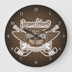 Grande Horloge Ronde Magasin de hockey pro Jacques Schwett