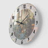 Grande Horloge Ronde Magasin de machines lourdes (Angle)