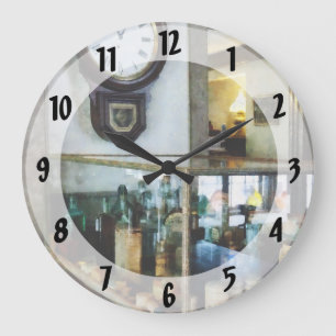 Grande Horloge Ronde Magasin de médicaments du coin