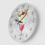 Grande Horloge Ronde Magasin d'Ice-Cream (Angle)