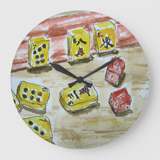 Grande Horloge Ronde Mah Jongg Clock (Recto)