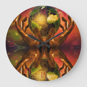 Grande Horloge Ronde Mains du créateur