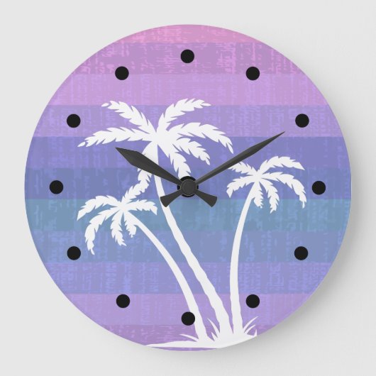 Grande Horloge Ronde Maison de Beautiful Tropical (Recto)