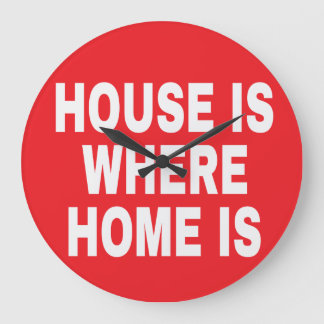 GRANDE HORLOGE RONDE MAISON EST OÙ LA MAISON EST BLANC POLICE DE CARACT