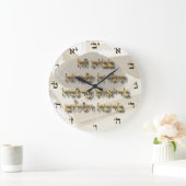 Grande Horloge Ronde Maison juive Bénéficiant D'Un Nombre D'Invalides H (Maison)