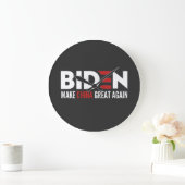 Grande Horloge Ronde Make China Great Again (Maison)