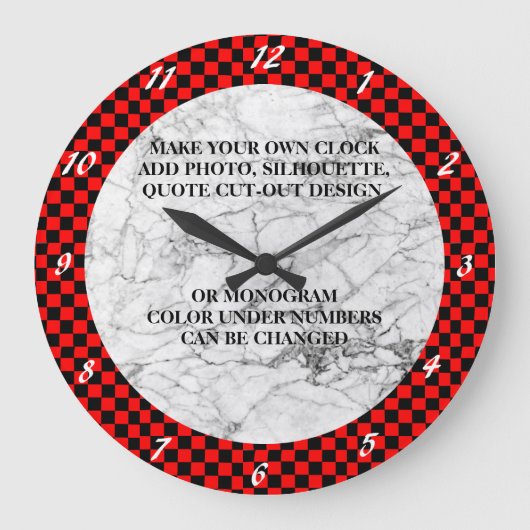 GRANDE HORLOGE RONDE MAKE YOUR OWN CLOCK (Recto)