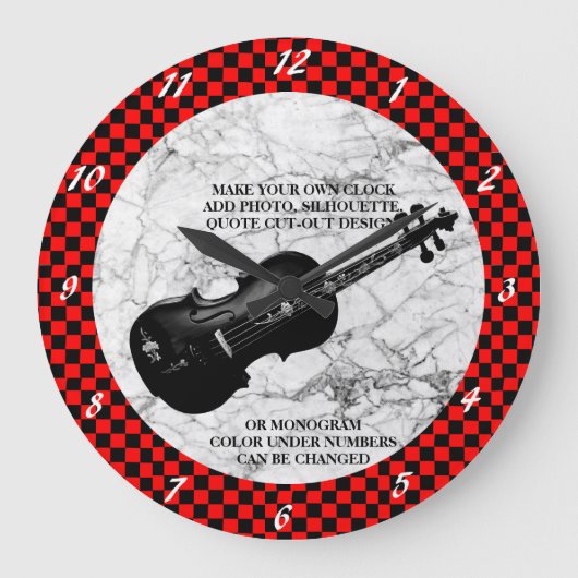 GRANDE HORLOGE RONDE MAKE YOUR OWN CLOCK (Recto)