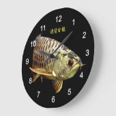 Grande Horloge Ronde Malaysian Golden Arowana (Angle)