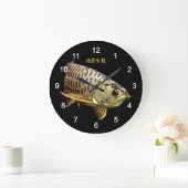 Grande Horloge Ronde Malaysian Golden Arowana (Maison)