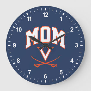 Grande Horloge Ronde Maman des Virginia Cavaliers
