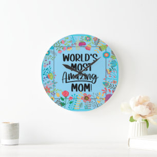 Grande Horloge Ronde Maman la plus Extraordinaire du monde