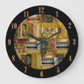 Grande Horloge Ronde Man Cave Cigar Boxes Motif (Recto)