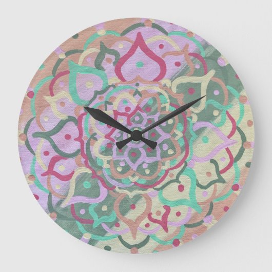 Grande Horloge Ronde Mandala Clock (Recto)