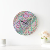 Grande Horloge Ronde Mandala Clock (Maison)