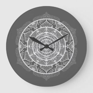 Grande Horloge Ronde Mandala de lamantin