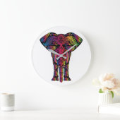 Grande Horloge Ronde Mandela Elephant (Maison)