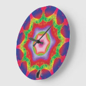 Grande Horloge Ronde Mandril Kaleidoscope (Angle)