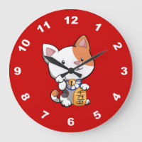 Maneki mignon Neko (chat montrant du doigt