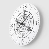 Grande Horloge Ronde Manifeste d'alchimie (Angle)
