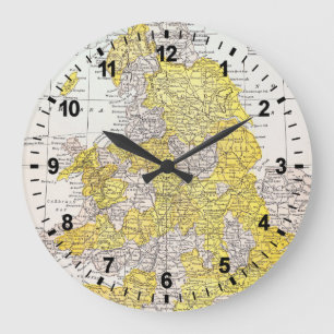 GRANDE HORLOGE RONDE MAP: ENGLAND & WALES