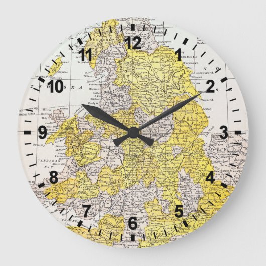 GRANDE HORLOGE RONDE MAP: ENGLAND & WALES (Recto)