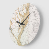 GRANDE HORLOGE RONDE MAP: MISSISSIPPI RIVER, 1861 (Angle)