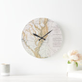 GRANDE HORLOGE RONDE MAP: MISSISSIPPI RIVER, 1861 (Maison)