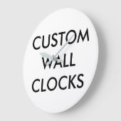 Grande Horloge Ronde Maquette de Custom (Angle)