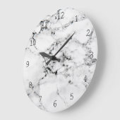 Grande Horloge Ronde Marble texture (Angle)