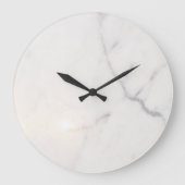 Grande Horloge Ronde Marbre blanc (Recto)
