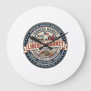 Grande Horloge Ronde Marché des Patriotes de Liberty Market des Product