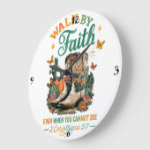 Grande Horloge Ronde Marche Par La Foi... (Angle)