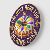 Grande Horloge Ronde Mardi Gras King Cake Celebration (Angle)