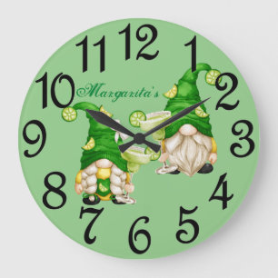 Grande Horloge Ronde Margarita Gnomes
