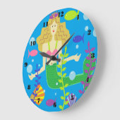 Grande Horloge Ronde Mary Mermaid (Angle)