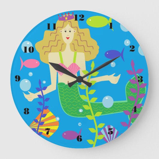 Grande Horloge Ronde Mary Mermaid (Recto)