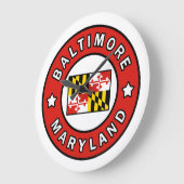 Grande Horloge Ronde Maryland de Baltimore (Angle)