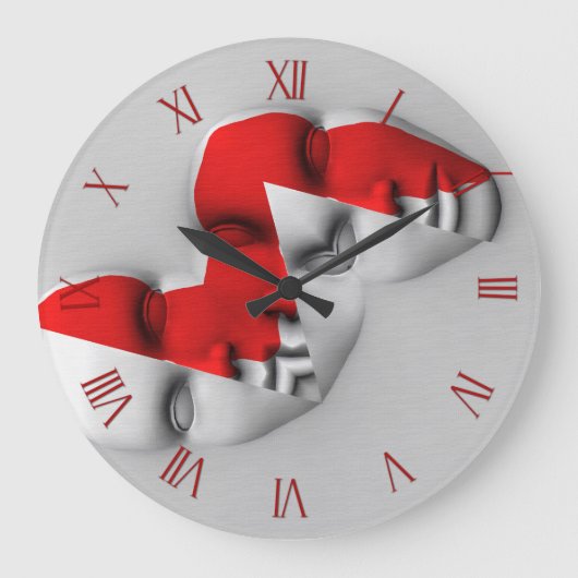 Grande Horloge Ronde Masque double face (Recto)