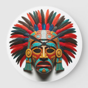 Grande Horloge Ronde Masque maya Voyage Mexique