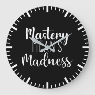 Grande Horloge Ronde Mastery Madness, Gymnase, Hustle, Motivation du su