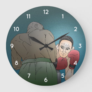 Grande Horloge Ronde Match de boxe Fête des Pères