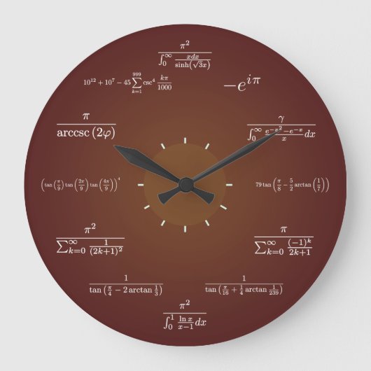 Grande Horloge Ronde Math Clock (Recto)