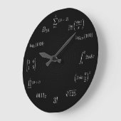 Grande Horloge Ronde Math equations et notations (Angle)