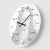 Grande Horloge Ronde Math equations et notations (Angle)