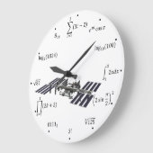 Grande Horloge Ronde Math equations et notations (Angle)