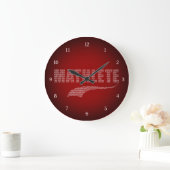Grande Horloge Ronde Mathlete Large Clock (Maison)