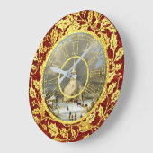 Grande Horloge Ronde Matin Noël (Angle)